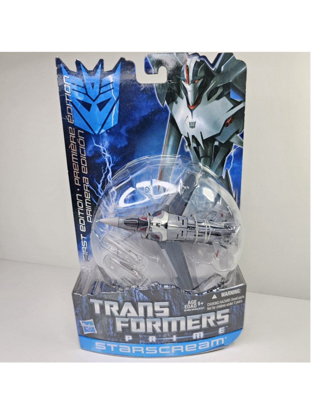 SEALED Transformers Starscream New First Edition Prime Deluxe Toys 'R' Us NEW